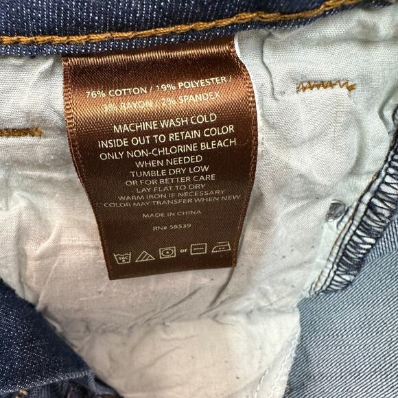 Kut From The Kloth Jeans Straight Leg WMNS 6 Med Wash Mid Rise KP9065MA2 Casual - Picture 6 of 11